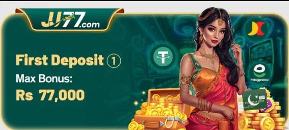 First Deposit Bonus on JJ77 Game