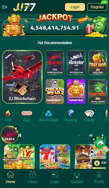 JJ77 Game Download Homepage