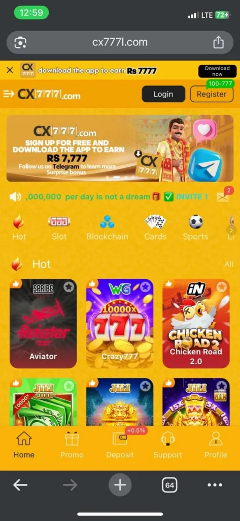 777CX Game
